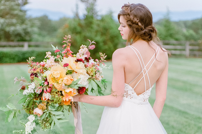 European Hillside Wedding Inspriation Feature Image