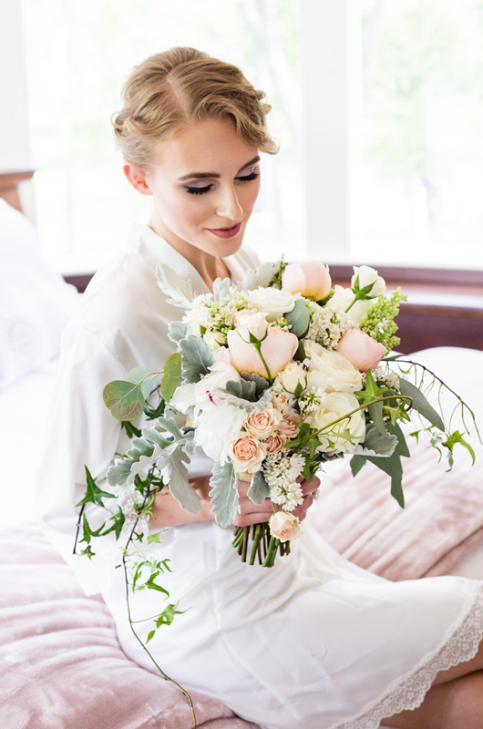 Formal Southern Wedding Inspriation Bride Getting Ready