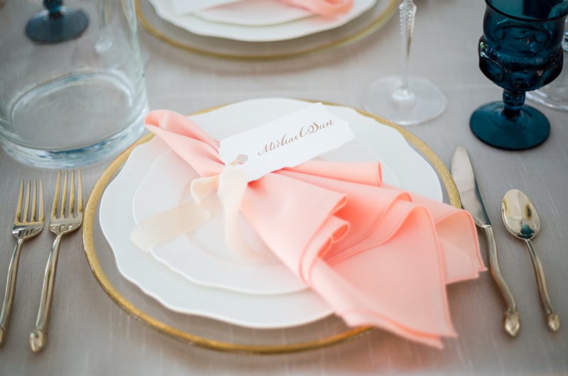 Formal Southern Wedding Inspriation Table Setting