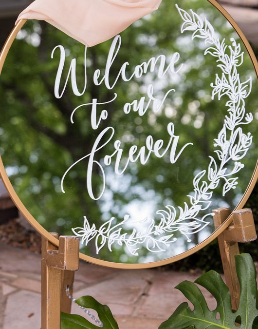 Formal Southern Wedding Inspriation Welcome Sign