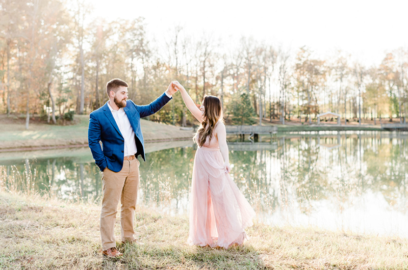 Hannah Green Wil Fazio Dancing By The Lake