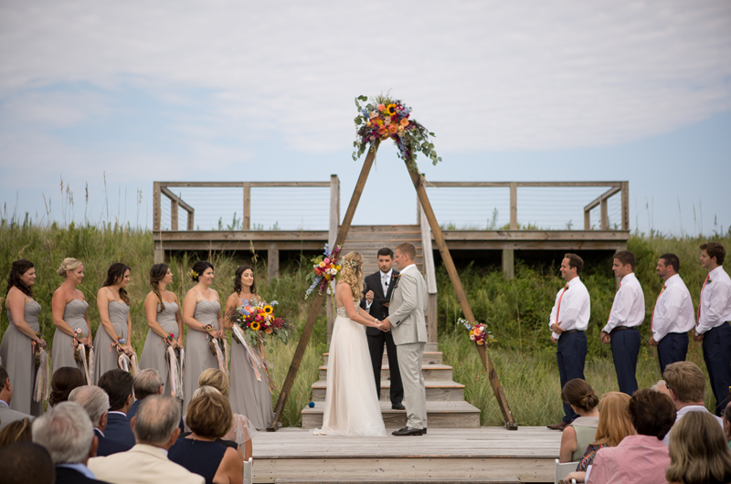 Sanderling Resort Duck North Carolina Ceremony