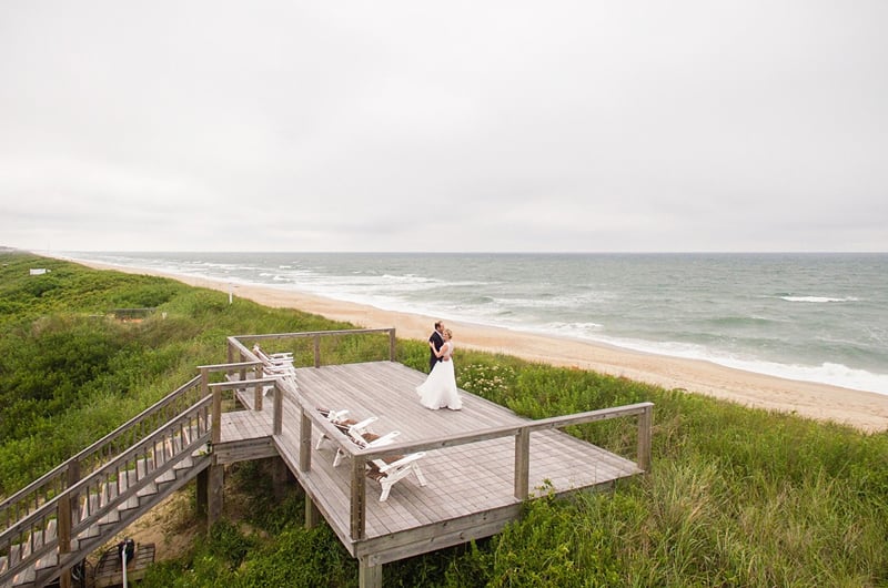 Sanderling Resort Duck North Carolina Dock Wedding