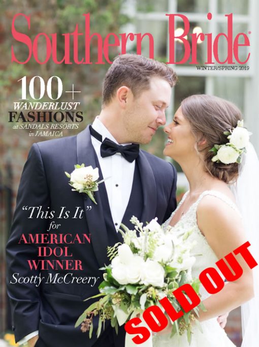 Southern Bride Magazine Winter 2019 Cover Sold Out