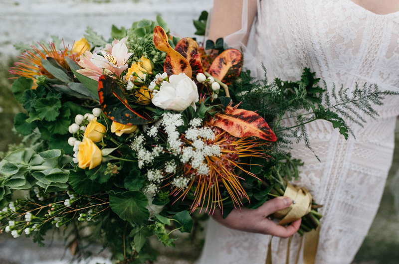 St Patricks Day Wedding Inspiration Bouquet