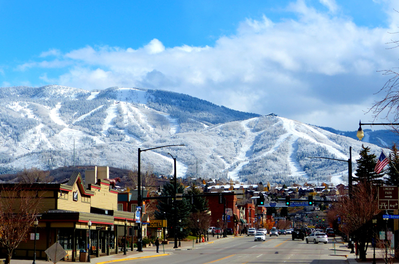 Steamboat Springs Colorado Snow Covered Mountains Shannon Lukens