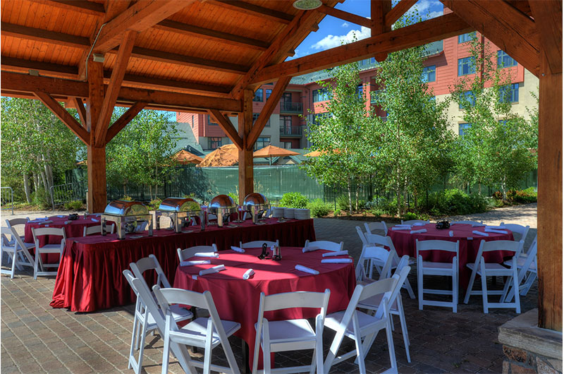 Steamboat Grand Gazebo Sitting Area