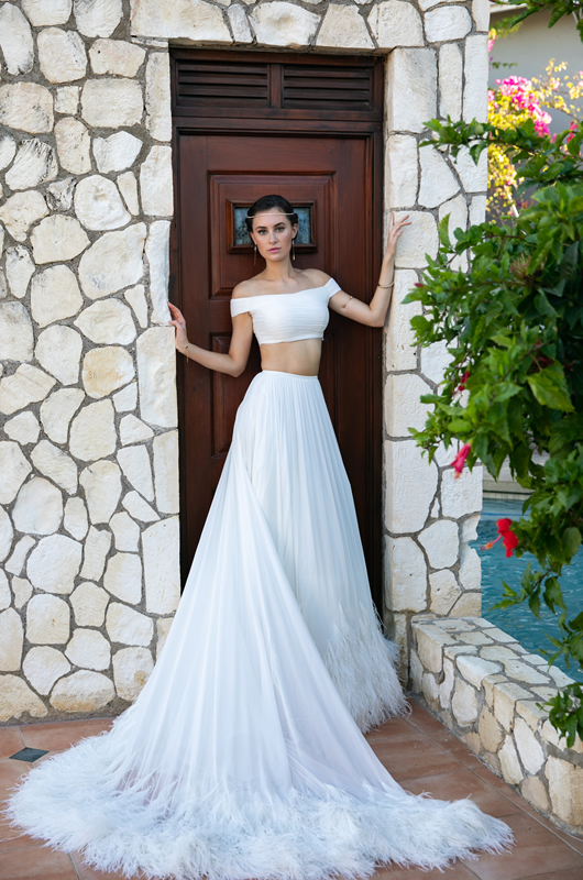 A Fierce Pronovias Wedding Full Gown