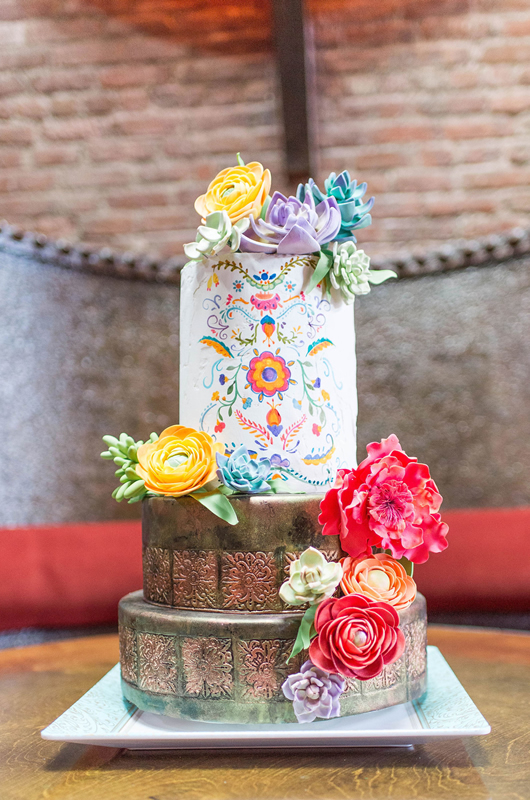 Cinco De Mayo Wedding Inspiration Cake