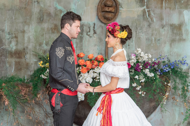 Cinco De Mayo Wedding Inspiration Ceremony