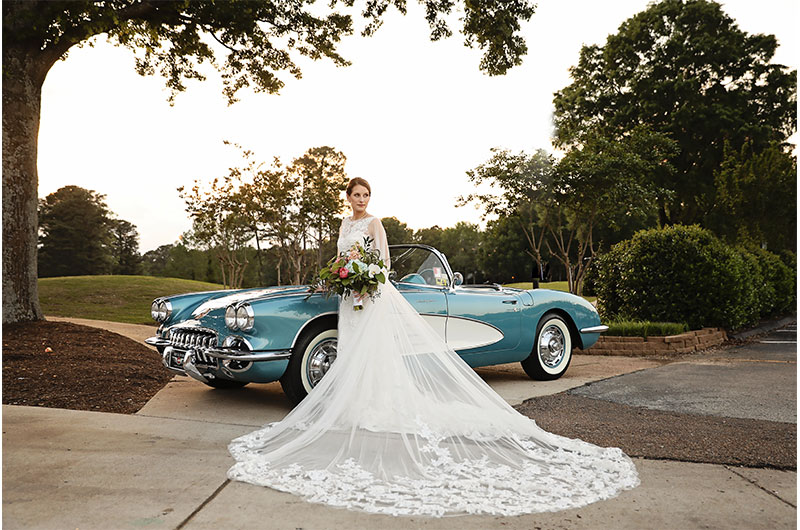 Memphis Spring Shoot Bride By Car