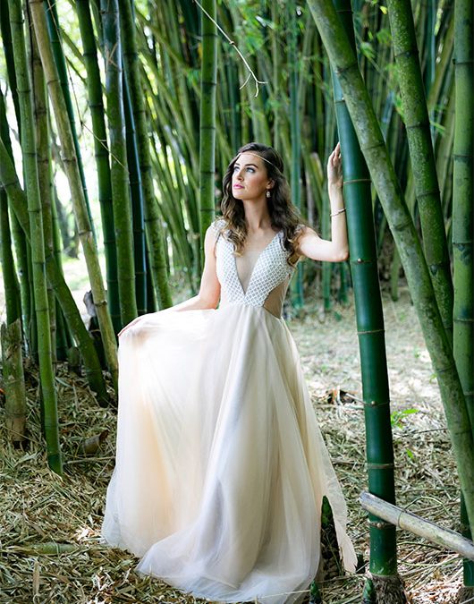 A Magical Wedding Gown by Olia Zavozina