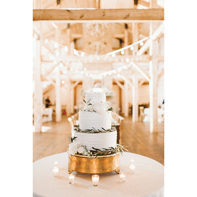 Formal Barn Wedding Inspiration Sidney Christopher Cake