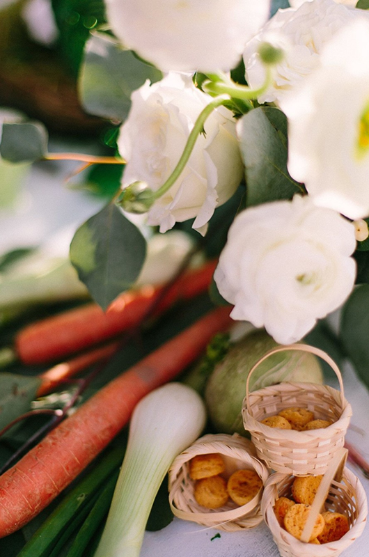 Spring Easter Shoot Wedding Basket Details