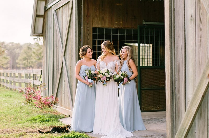 Spring Easter Shoot Wedding Bridesmaids