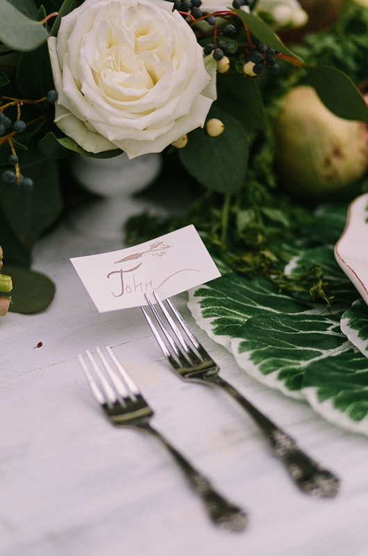 Spring Easter Shoot Wedding Forks