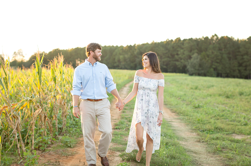 Summertime Engagement Session Inspiration Walking