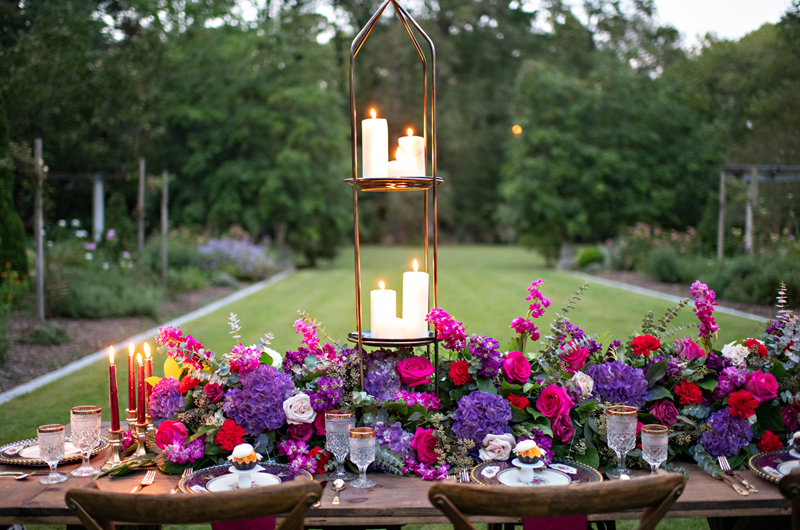 Vintage Garden Glam Wedding Inspiration Flowers
