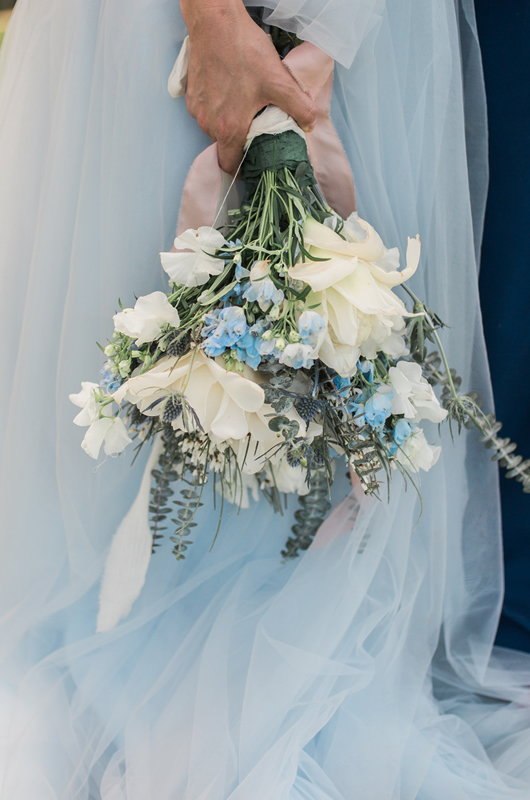 Vision In Blue Bride Bouquet