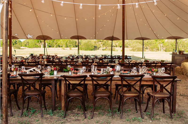 Wedding Venues With Peacocks Interior Tent