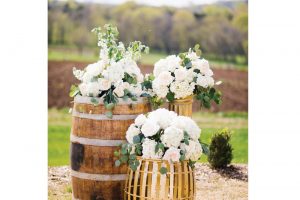 Modern Farmland Wedding Cask