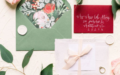 Red and Green Wedding Inspiration