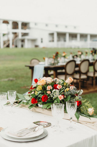 A Classic Kentucky Derby Styled Wedding Table Setting