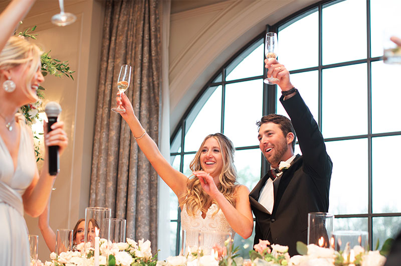 Part II The First Real Weddings At Charlestons Hotel Bennett Make Their Debut Couple Toasting
