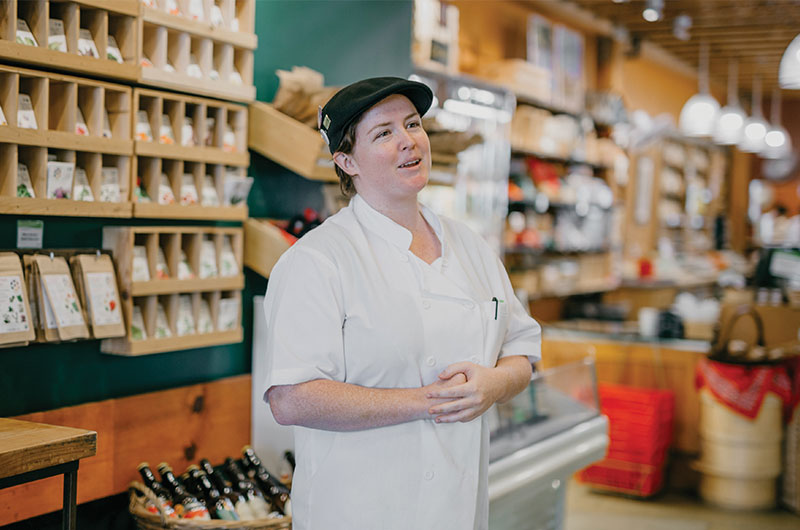 Sonoma County, California Cowgirl Creamery Employee