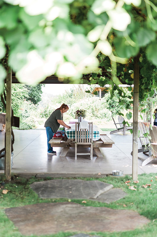 Sonoma County, California Front Porch Farms Table