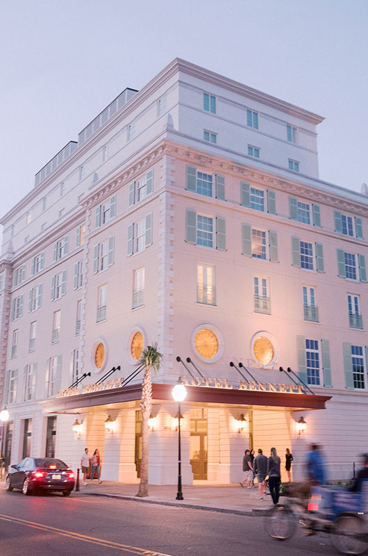 The First Real Weddings At Charlestons Hotel Bennet Make Their Debut Building Shot