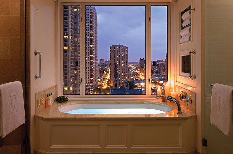 The Peninsula Chicago, Chicago, Illinois Bathtub