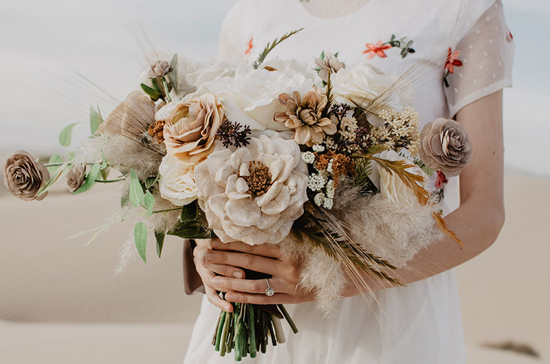 Dried Flowers At Wedding Replacment Thumbnail Photo