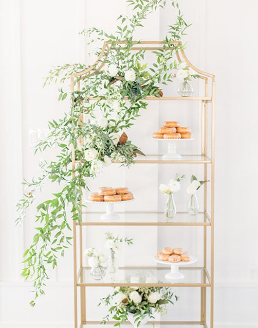 Katie And Alec Wedding Decor Shelf