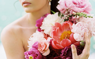 Elegant Peony Shoot in the Gardens of a Romantic, Georgia Venue