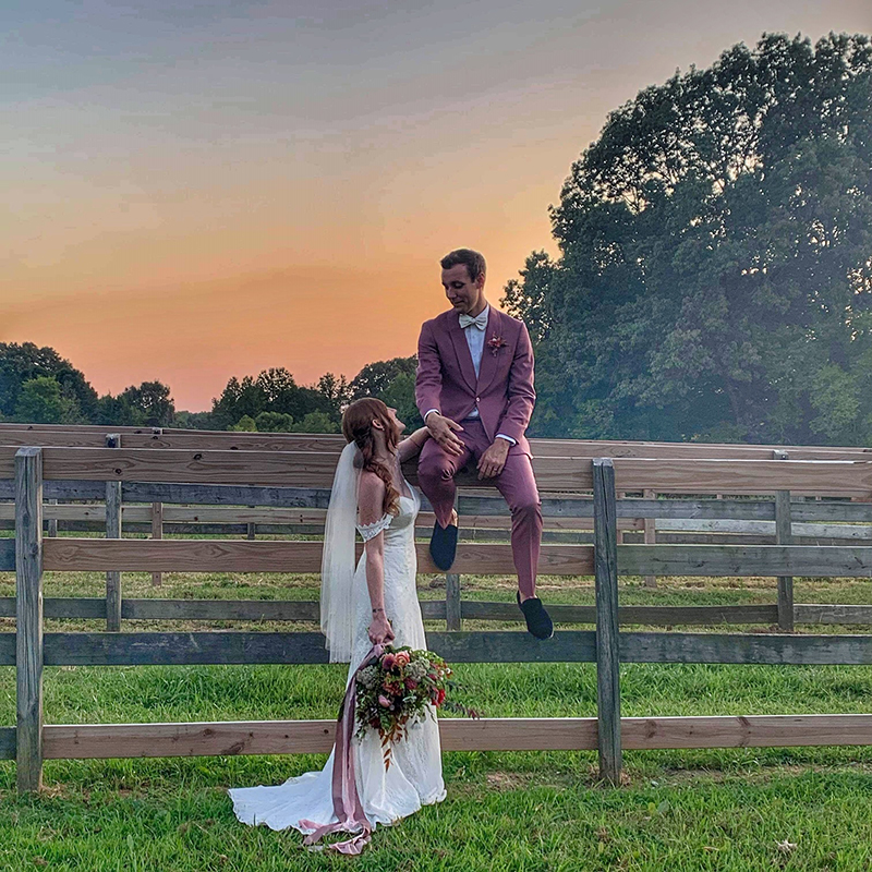 Tuscan Ridge Couple On Fence2