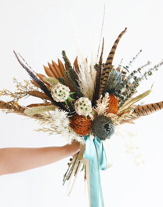 Afloral Says Give Your Fall Flowers The Refresh They Deserve Teel Boquet With Floral Accents