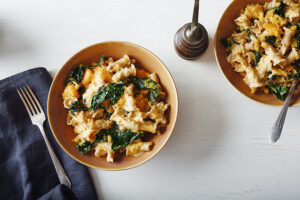 4 Gameday Recipes For The Football Loving Bride Butternut Squash Mac And Cheese With Kale