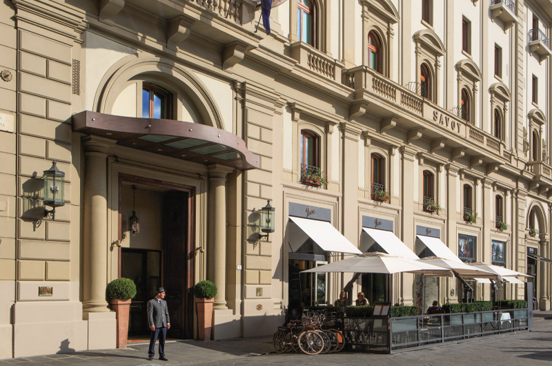 Florence A Suite Beginning (Hotel Savoy+ Hotel Lungarno) Front Entrance
