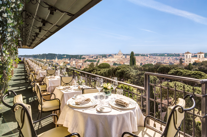 Hotel Splendide, Rome, Italy Outside Terrace