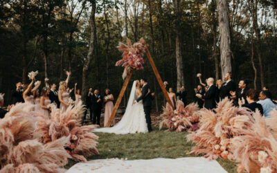 Winter/Spring 2020 Cover Couple Tyler Rich & Sabina Gadecki Tie the Knot at Saddle Woods Farm