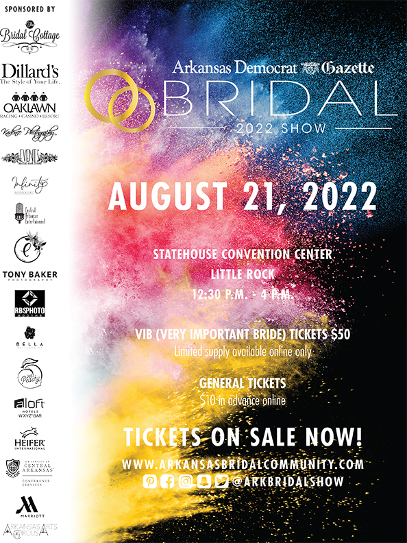 Arkansas democrat bridal show aug