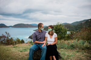 Island Engagement On St John Mask