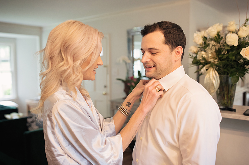 Memphis Chef Josh Steiner & Marketing Director Wallis Tosis Virtual At Home I Do Is Beyond Adorable Couple Getting Ready