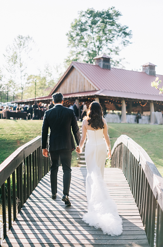 The Inn At Serenbe Couple On Bridge