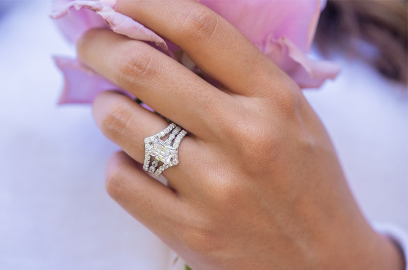 No Fuss & Affordable Wedding Rings Alexandria Ring Close Up