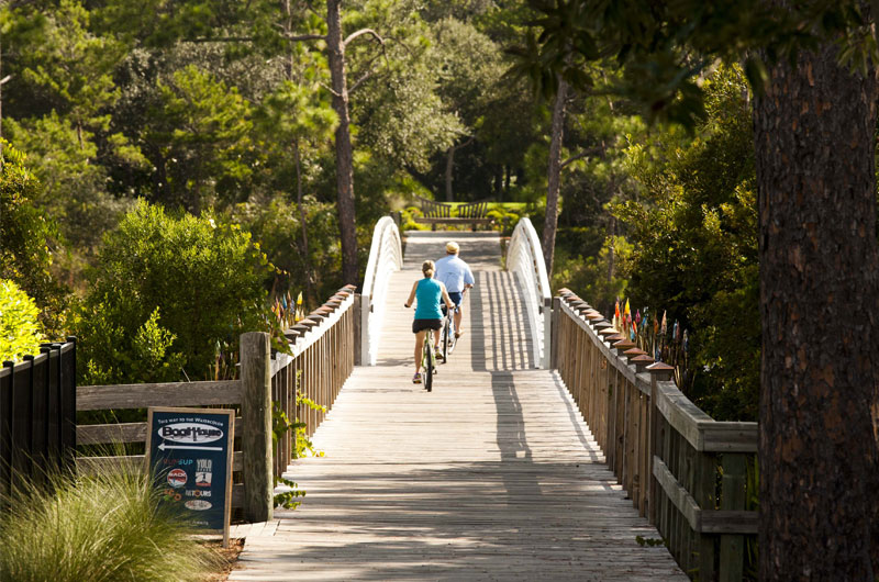 Plan Your Perfect Wedding In South Walton, Florida Boardwalk Trail Cyclists