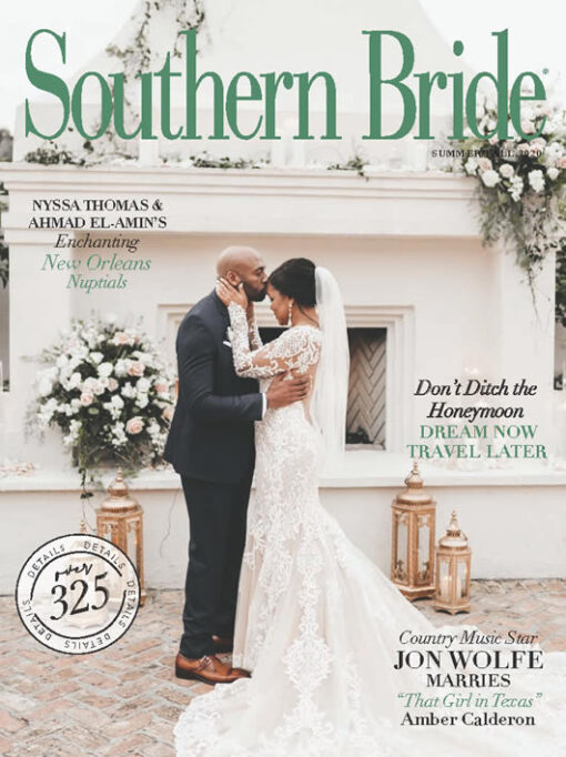 Southern Bride Magazine Cover Summer 2020 In Print