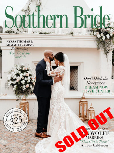 southern bride magazine cover summer in print sold out
