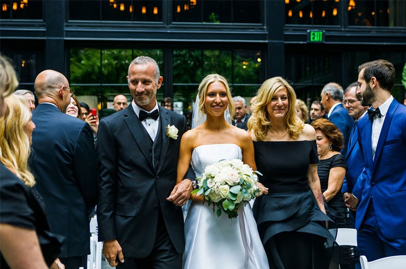 Celebrating National Parents Day Mother And Father Walking Bride Down The Aisle